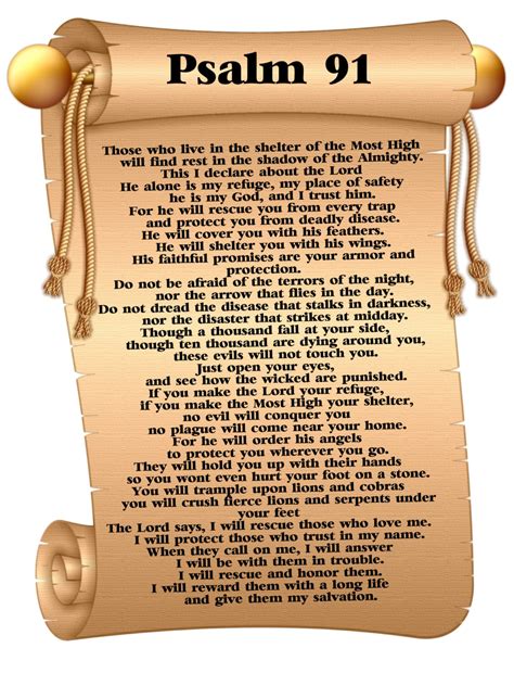 Psalm 91 Printable